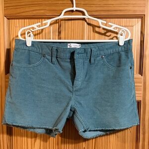 Carve, ohana 4 inch shorts, light turquoise blue, size 10